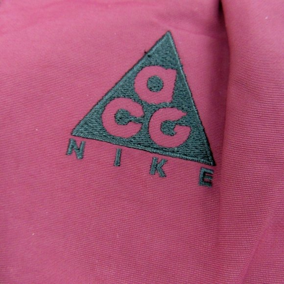 Nike ACG Woven Shorts Maroon Belted Size XL - Picture 3 of 9